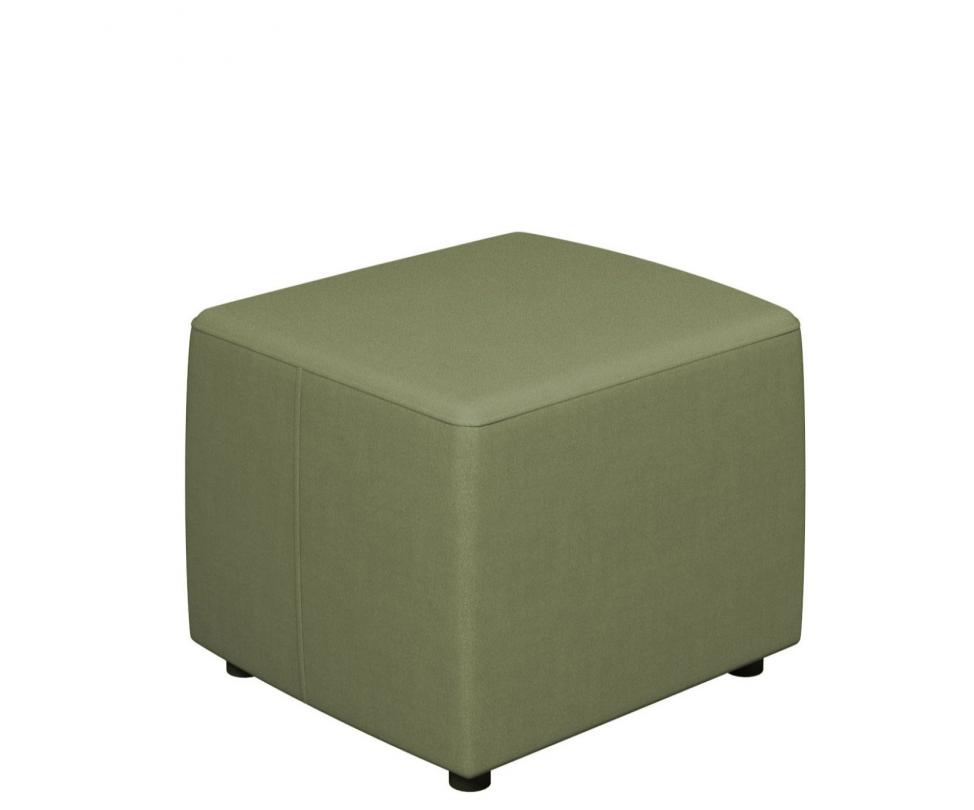 Пуф FORMA на меблевих ніжках, тканина, АЛМАНТ, 550х550х460 мм.